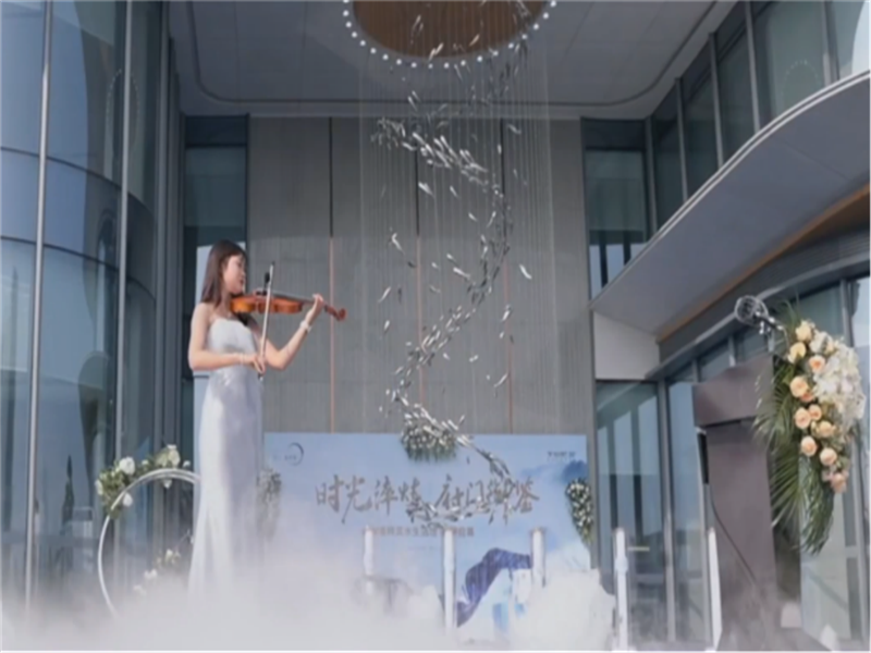 海玥府盛大開業(yè)，室內(nèi)魚群水簾驚艷現(xiàn)場